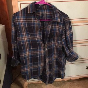 Blue flannel